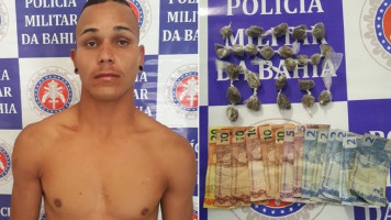 PM prende acusado de vender drogas em bairro de Paulo Afonso