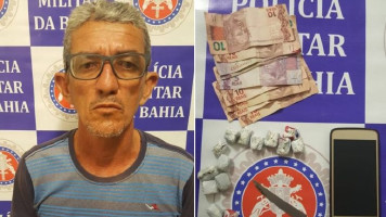 PM prende homem acusado de tráfico de drogas em Paulo Afonso