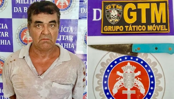 Homem com passagem por homicídio é preso após esfaquear vítima dentro de bar em Paulo Afonso