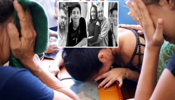 Comoção e revolta marcam enterro de família de Serra Talhada morta em tentativa de assalto no Ceará (Fotos)