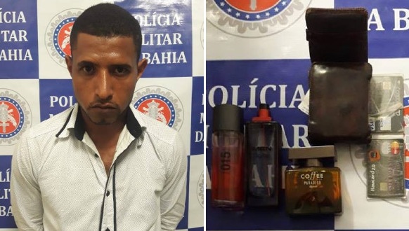 Homem furta perfumes e documentos de dentro de carro no centro de Paulo Afonso