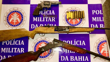 Polícia Militar prende homem de 71 anos por posse de armas de fogo em Glória (BA)