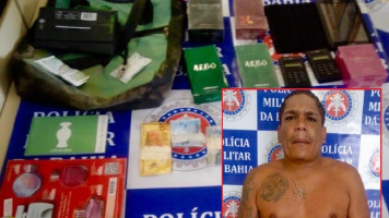 Acusado de roubar bolsa com perfumes do “Boticário” no centro de Paulo Afonso é preso pela PM