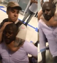 Empresário leva gravata na frente da filha e acusa banco e PM de racismo