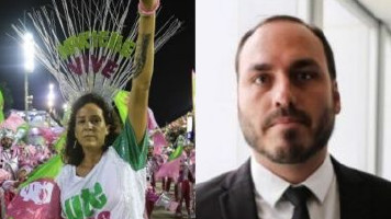 No Twitter, Carlos Bolsonaro sugere que Mangueira tem envolvimento com o tráfico