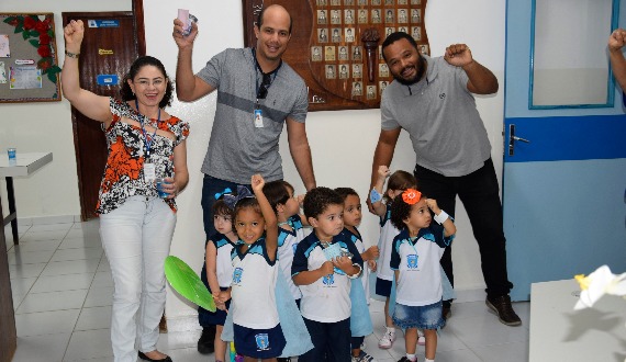 Semana da Água envolveu crianças em diversas atividades do Colégio Sete