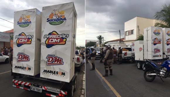 PM apreende “Paredão” fora do circuito oficial do Carnaval de Paulo Afonso (Fotos e Vídeos)