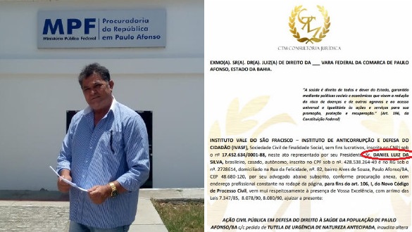 Ex-vereador Daniel Luiz ‘cutuca’ políticos e diz que é de sua autoria processo movido contra a Chesf
