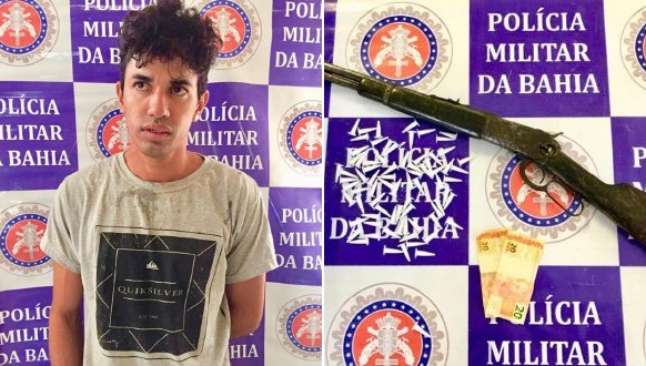 PM prende suspeito com arma e droga durante operação no complexo do BTN