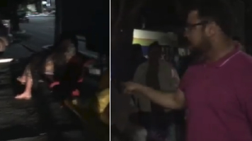 Em vídeo, Mário Galinho mostra pacientes de câncer dormindo em bancos em frente à Secretaria de Saúde