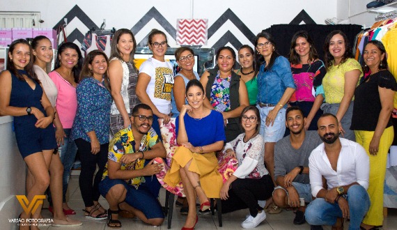 Turmas lotadas no 1º Workshop de Consultoria de Imagem da Loja Espaço Lusho