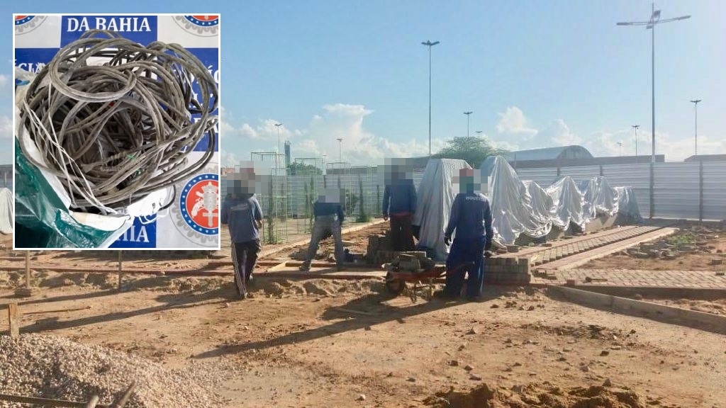 Paulo Afonso: homem furta fios em obra da prefeitura por lhe negarem emprego no local