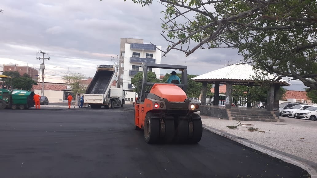 Praça do Coreto começa a ser preparada para festejos juninos 2019 em Paulo Afonso