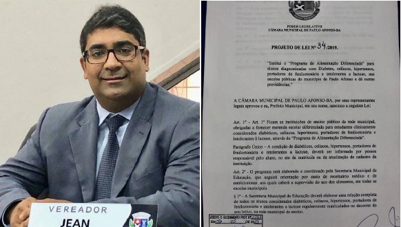 Jean Roubert institui através de PL ‘Programa de Alimentação Diferenciada’ nas escolas do município 