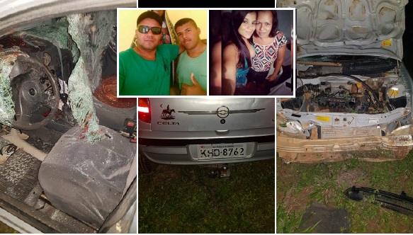 Quatro pessoas da mesma família morrem atropeladas por veículo com placa de Paulo Afonso