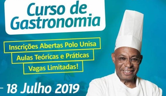Agora em Paulo Afonso, o excelente curso de Gastronomia na Unisa. Dia 18 de julho!