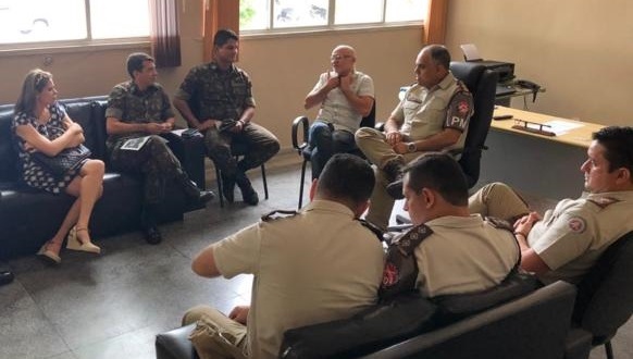 Reunião com comandante do 20° BPM define ações para garantir segurança na Copa Vela 2019
