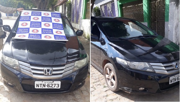 20º BPM recupera veículo com restrição de roubo em estrada vicinal de Paulo Afonso