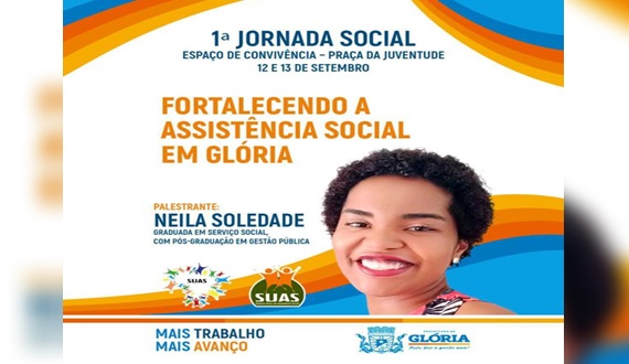 “Fortalecendo a Assistência Social em Glória-BA”: Evento objetiva capacitar profissionais para melhorar assistência ao povo