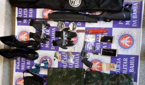 PM desarticula em Paulo Afonso suspeitos que se preparavam para assaltar banco na cidade de Abaré