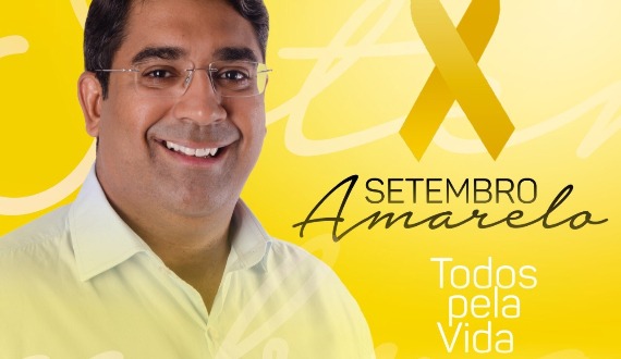 Jean Roubert intensiva o Setembro Amarelo, uma campanha de valorização a vida