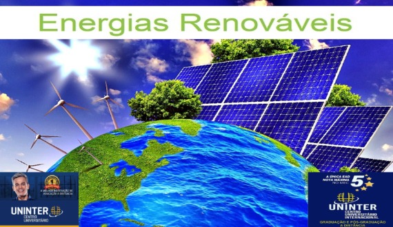 Pós em Energias Renováveis é na UNINTER! Duas modalidades para você! Escolha a sua!