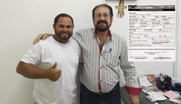 Raimundo Caires se filia ao PRB de Zé Carlos do BTN para disputar a prefeitura de Paulo Afonso
