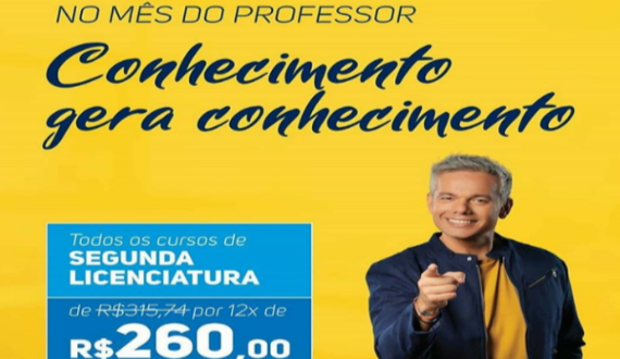 Segunda Licenciatura e Formação Pedagógica é na UNINTER – Paulo Afonso!