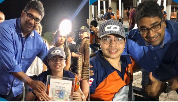 Paulo Afonso: Bernardo Santana, embaixador mirim de Vaquejada, recebe Moção de Aplausos