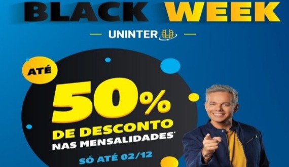 UNINTER: Dê uma alavancada em sua carreira! Cursos de Graduação a partir de R$ 94,50