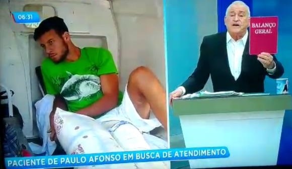 Paciente de Paulo Afonso fica sem atendimento em Salvador e prefeitura leva cartão vermelho na TV (Assista)