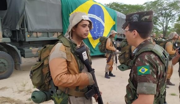 Policiais do  20º BPM concluem adestramento de caatinga ministrado pela 1ª Companhia de Infantaria de Paulo Afonso