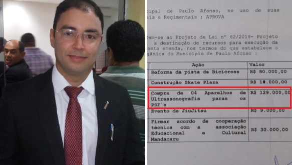 Maior parte dos R$ 258 mil de emendas de Mário Galinho vai para aquisição de Aparelhos de Ultrassonografia