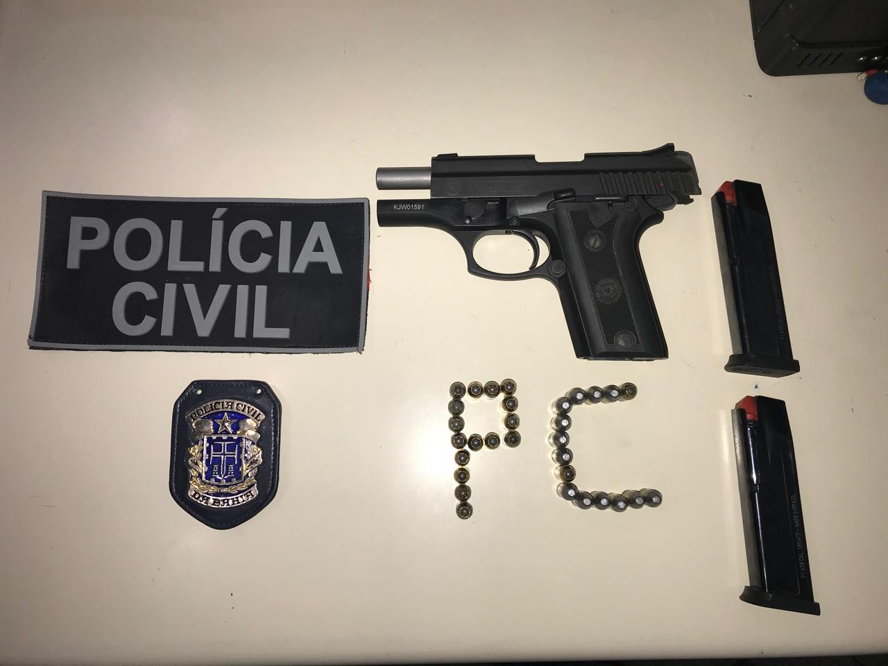 Arma e munições são apreendidas em Paulo Afonso