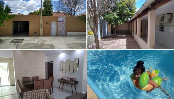 Vende-se casa na Vila Moxotó-BA com 3/4, suíte, piscina, garagem, quintal arborizado e mais; veja fotos