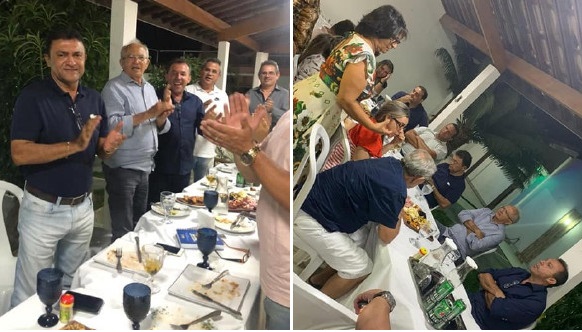Em jantar oferecido pelo ex-vereador Xerém, Luiz de Deus reúne-se com pré-candidatos e lideranças do MDB