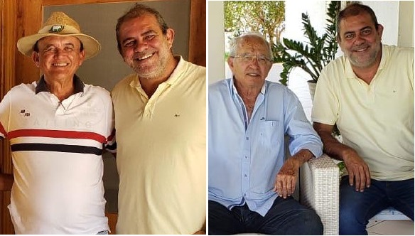 Jailson Oliveira se reúne com Paulo e Luiz de Deus, confirma pré-candidatura a vereador e firma apoio à reeleição do prefeito