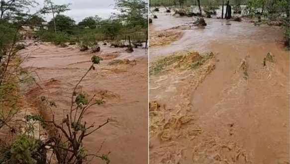 Previsão de chuva vai até domingo em Paulo Afonso; vídeos mostram a força das águas