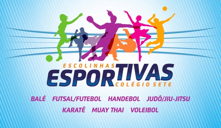 Inscreva-se em uma das 9 modalidades das Escolinhas Esportivas nas áreas de dança, luta e futebol do Colégio Sete