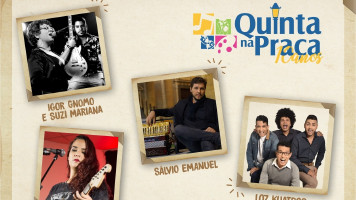 Última noite do Quinta na Praça traz Poesia, MPB, Rock, Forró, e Arrocha