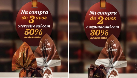 Tá rolando promoção de Páscoa no delivery da Cacau Show de Paulo Afonso (98815-5056)