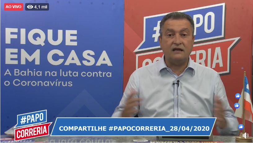 Não haverá São João em nenhuma cidade da Bahia por causa do coronavírus, diz Rui