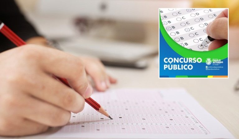 Após prorrogação, terminam hoje (20) as inscrições do concurso público da prefeitura de Paulo Afonso
