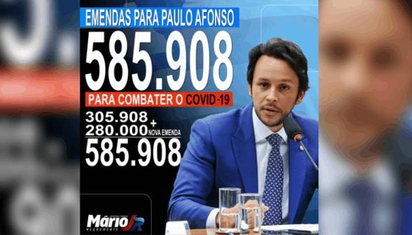 Mário Júnior é o deputado que mais investe em saúde no município de Paulo Afonso