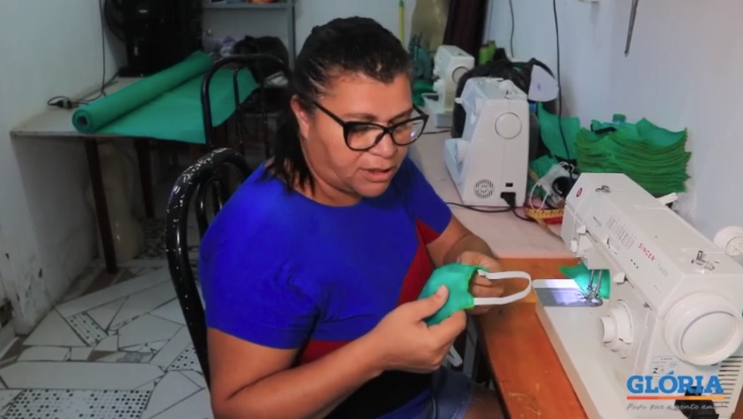 Glória (BA): Parceria entre prefeitura e costureiras produzirá 5 mil máscaras para prevenção à Covid-19