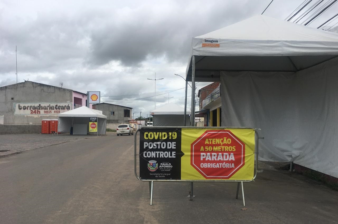 Paulo Afonso adota sistema drive-thru para testagem de Covid 19 e desmonta barreiras sanitárias