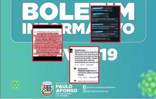 Famílias de pacientes que morreram em Paulo Afonso negam suspeita de Covid-19 e criticam nota da prefeitura