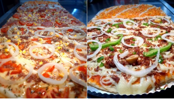 Hoje tem PIZZA delivery no Food Truck do Zitão; tamanho de 40cm até 1m (98888-9539)