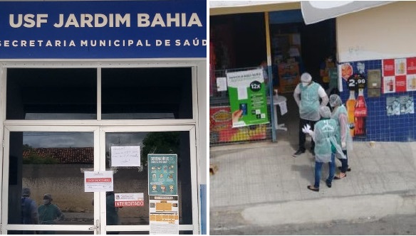 8º caso de covid-19 faz mercado e posto de saúde do Jardim Bahia serem interditados