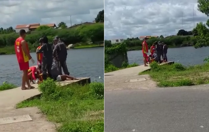 Paulo Afonso: populares evitam tragédia familiar às margens do Rio São Francisco